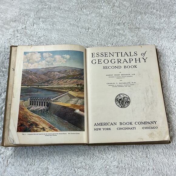 Essentials of Geography Second Book Wisconsin Edition 1916 vintage book - Picture 8 of 15